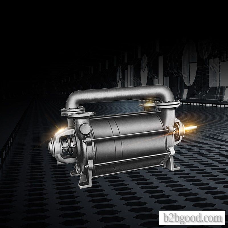 Two-stage liquid ring vacuum pump