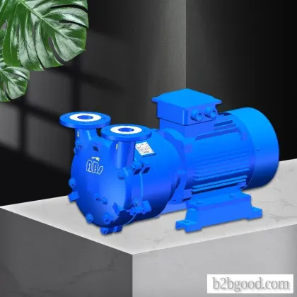 Single stage direct liquid ring vacuum pump