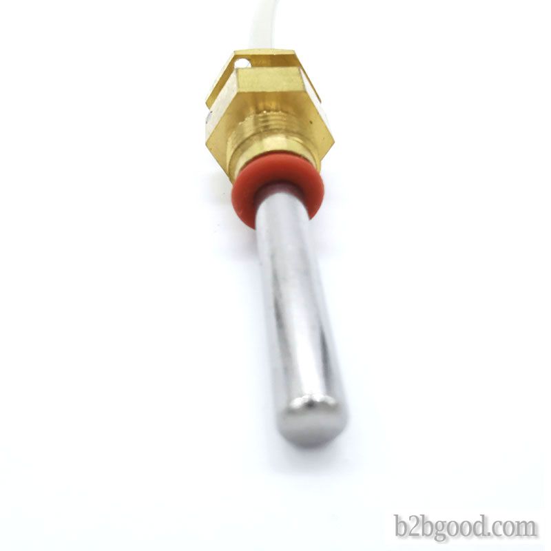 带螺纹探头的热量表用PT1000 PT100探头RTD温度传感器