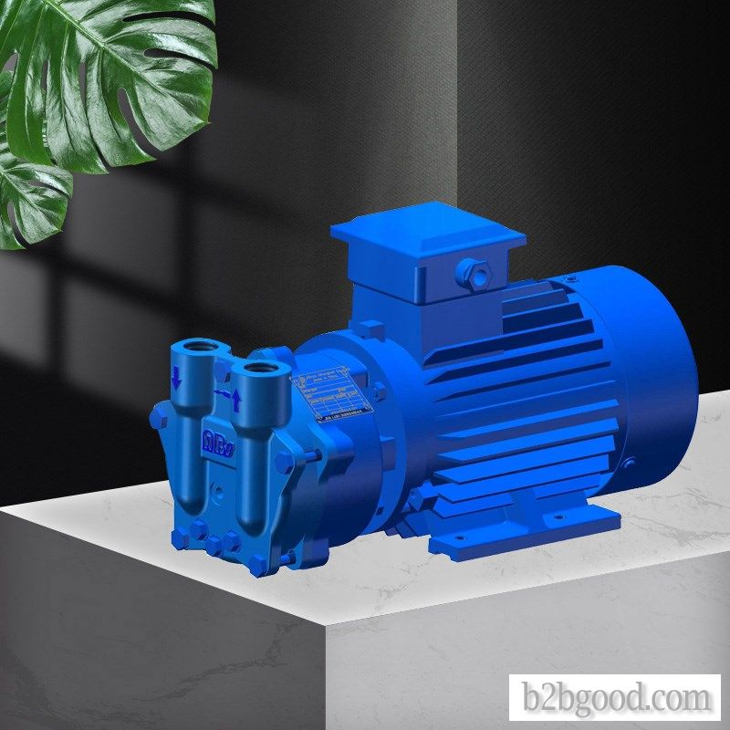 Single stage direct liquid ring vacuum pump
