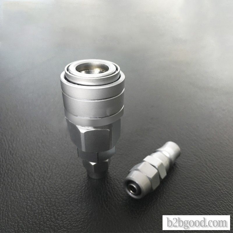 Pneumatic quick joint self-locking single hand type 20 series 100 sets