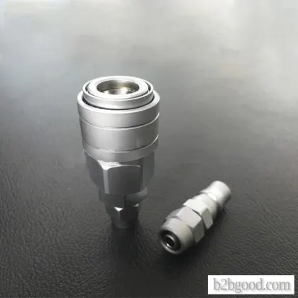 Pneumatic quick joint self-locking single hand type 20 series 100 sets