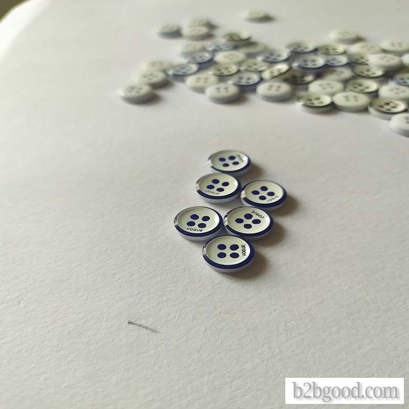 High-end spray paint laser resin buttons customized shirt shirt buttons Y01
