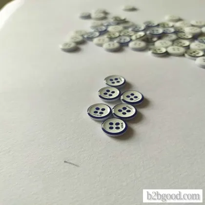 High-end spray paint laser resin buttons customized shirt shirt buttons Y01