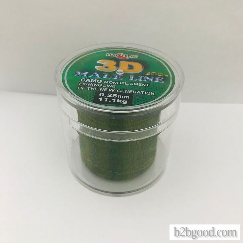 300 м 3D рыболовная линия с сильным натяжением вырезана вода быстрая первоначальная резистентность проволоки к абразиву