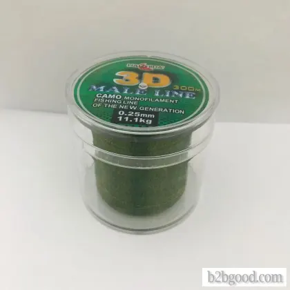 300 м 3D рыболовная линия с сильным натяжением вырезана вода быстрая первоначальная резистентность проволоки к абразиву