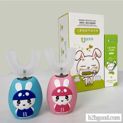Youbeibei Children' s Smart Sonic зубная щетка имеет магнитную зарядку, трехступенчатый режим, 45-se