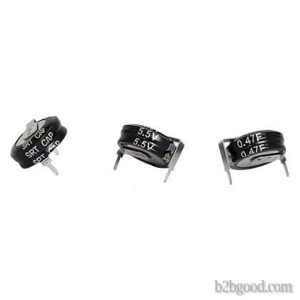 Серит суперконденсатор типа 5,5V 0,47F V / 5,5V 0,47F H, сборщик активированного угля, электролит 8