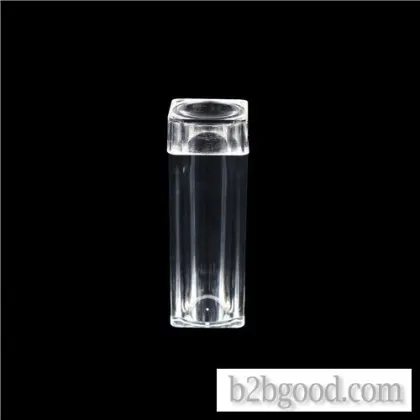Транспарентная пластиковая бутылка Nali 27MM и трубка из трубки с квадратным кирпичом 2 круглой зодиакальной монеты