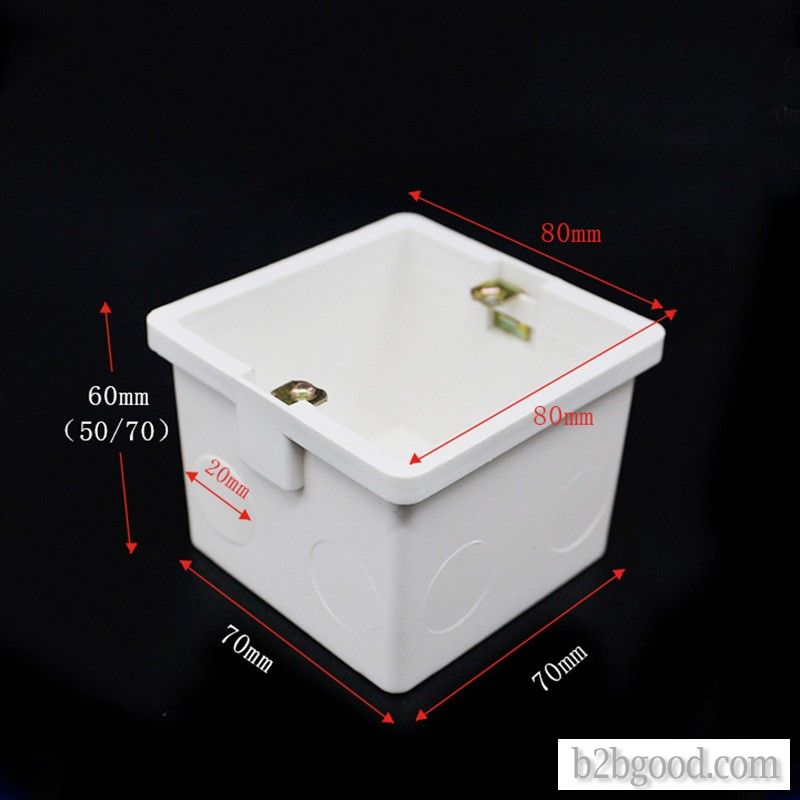 Заводы-изготовители скрытых патрубков электропроводки Giangshan PVC Governing box 86X60