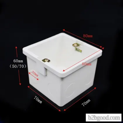 Заводы-изготовители скрытых патрубков электропроводки Giangshan PVC Governing box 86X60