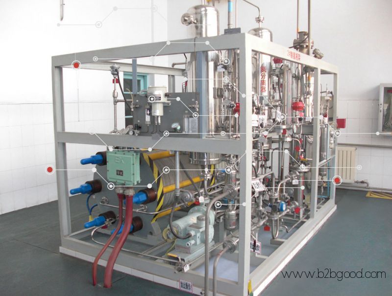Mechanical and electrical de troughs for industrial hydrogen production