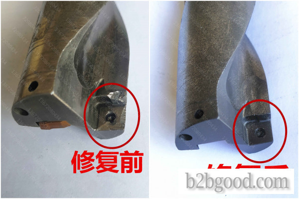 Sandvik face milling cutter head repair blade fixed position wear repair