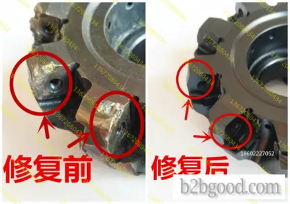 Sandvik metal cutting tool repair CNC cutter head finishing