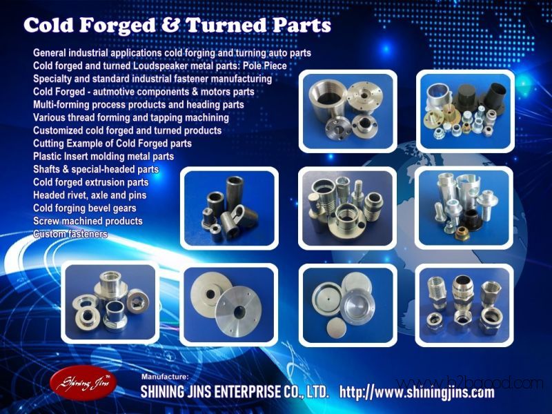 OEM & ODM Customization Cold Forging And Precision Machining Parts made in Taiwan