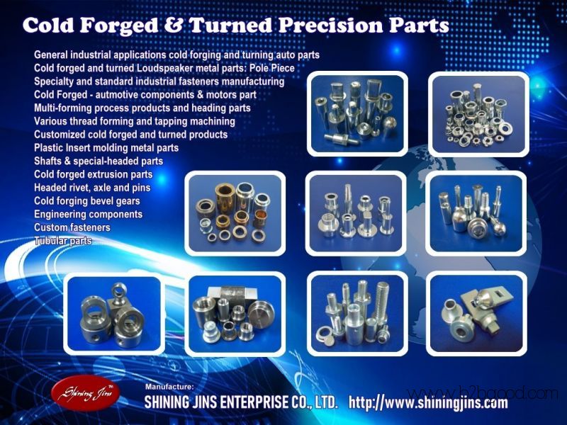 OEM & ODM Customization Cold Forging And Precision Machining Parts made in Taiwan
