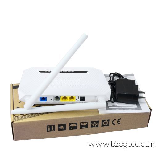 FTTH光纤网络路由器1GE+1FE+WIFI+1端口双Pon端口XPON GEPON EPON GPON ONU