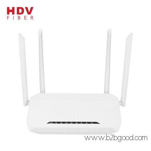 适用于中兴通讯的双频段2.4G和5G FTTH 4GE+4WIFI+1端口+1USB 5dBi 4天线AC XPON GPON ONU