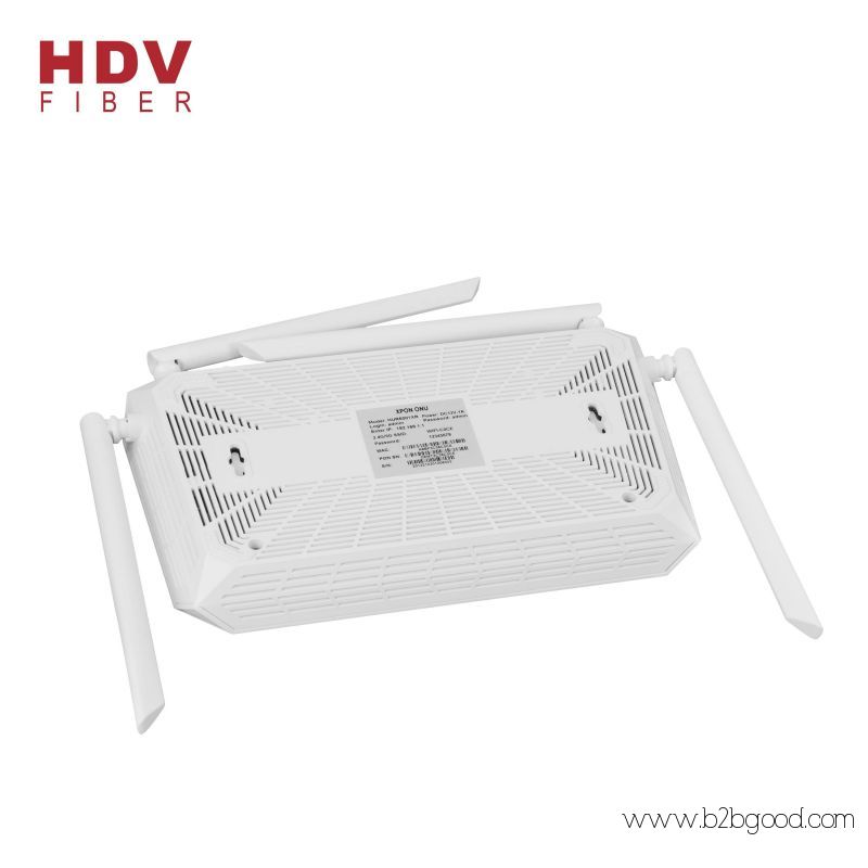 FTTH PON解决方案2.4G和5G 4GE+4WIFI+1端口+1USB+1CATV双频AC GPON XPON ONU