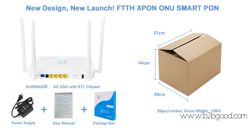 4GE+AC WiFi+1USB扩展ONU
