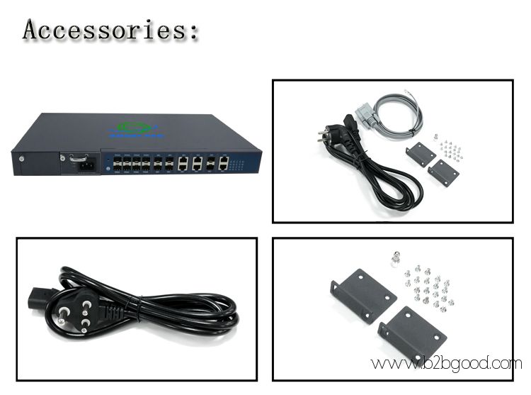 8端口GPON OLT L3，带网管