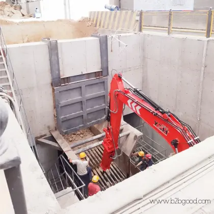 Custom Pedestal Boom Mounted With Hydraulic Breaker
