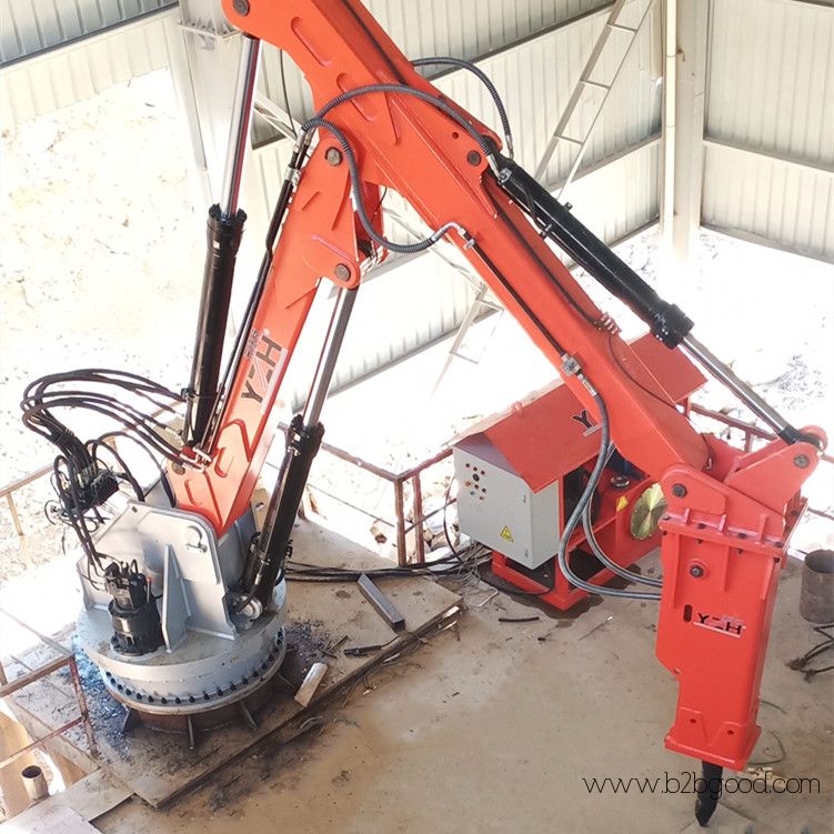 Stationary Rock Breaker Booms