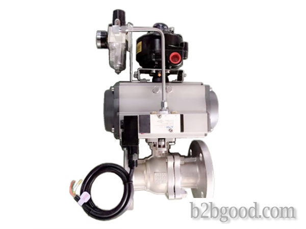 pneumatic flange ball valve