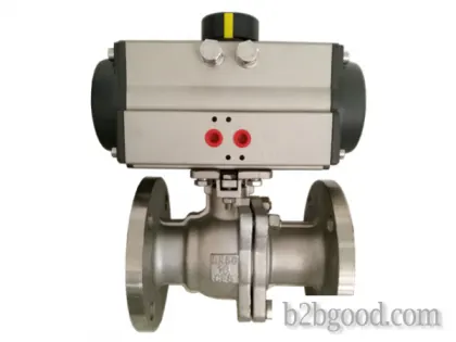 pneumatic flange ball valve