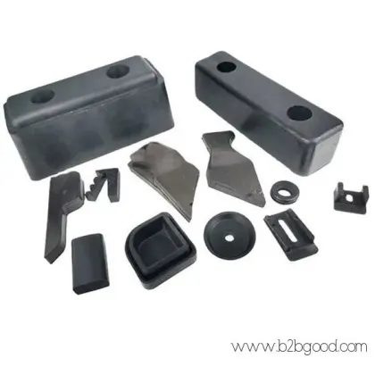 Black Molded Industrial Rubber Components, Packaging Type: Box