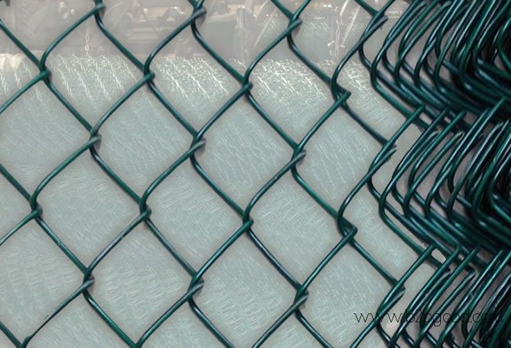 Galv. and PVC Coated Galvanized Chain Link Fence