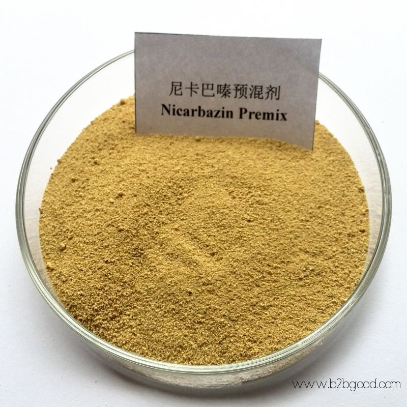 Pharmaceutical Feed Additives Anticoccidial Premix Nicarbazine 25% Powder