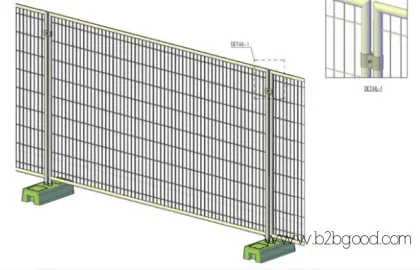 Mobile Fence Safety Barrier