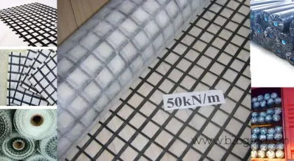 Fiberglass Geogrid with Technical Data