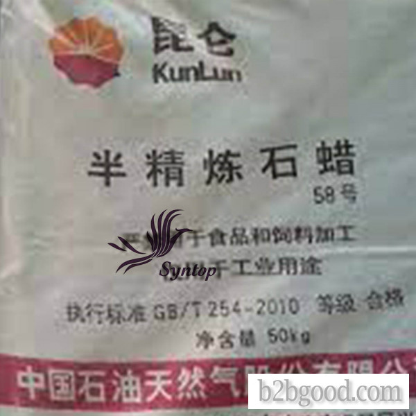50-70 Deg. C Food Grade Paraffin Semi Refined Paraffin Wax