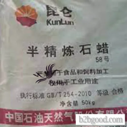 50-70 Deg. C Food Grade Paraffin Semi Refined Paraffin Wax
