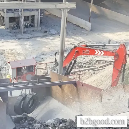 Fixed breaker: Rapidly break large stones in the sand and gravel plant to avoid shutdowns of the cru