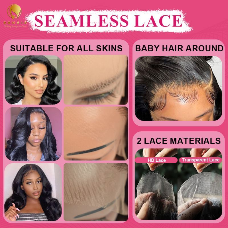 Body Wave  13x4 HD lace Frontal Glueless Wigs