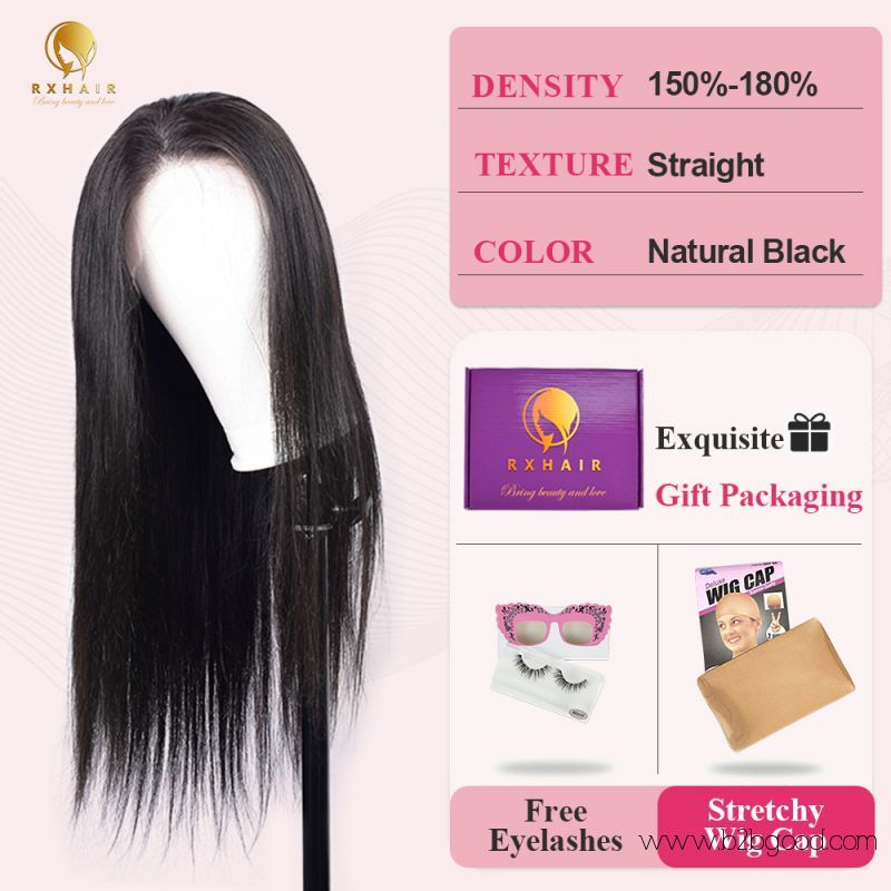 Straight 13x4 HD lace Frontal Glueless Wigs