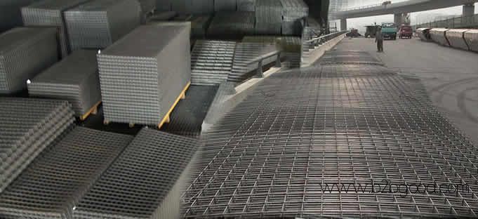 Black Steel Bar Welded Mesh Panels