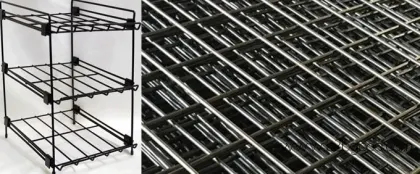 Wire Mesh Partition Shelving