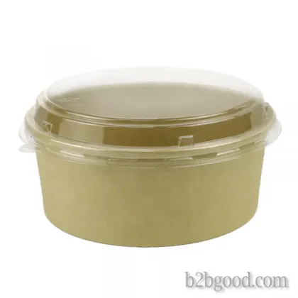 带盖牛皮纸食品碗
