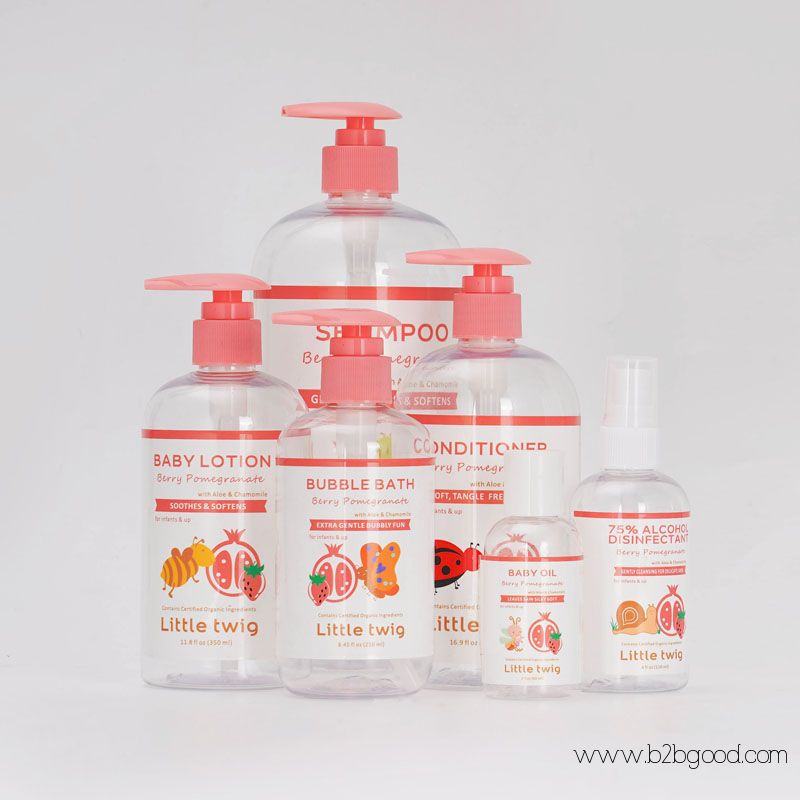 PET Plastic Clear Boston Round Bottles