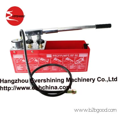 manual pressure test pump