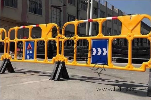 Yellow Powder-Coated Wire Mesh Temporary Fencing