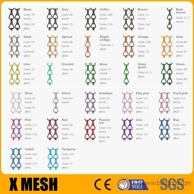 Chain Link Metal Curtain