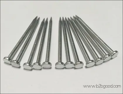 Common Nails in Sizes 2" x #12, 2-1/2" x #11, 3" x #10, and 4" x #8