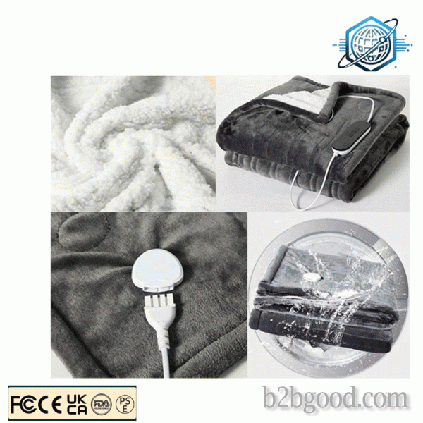 New product SS25 controller LED indicator 9 heat settings uk plug 220V electric heated blanket