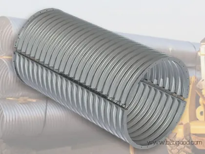 Two Plates Assembly Corrugated Steel Pipe Culverts