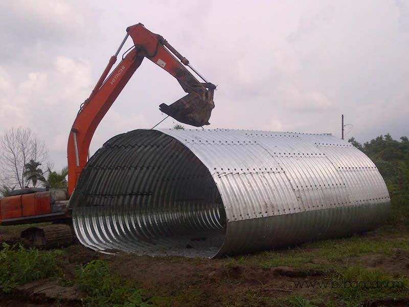 Corrugated Steel Pipe Arch